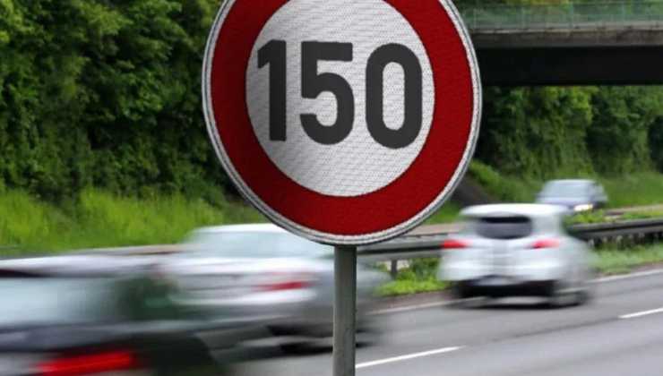UFFICIALE: l'autostrada accoglie il limite dei 150 km/h