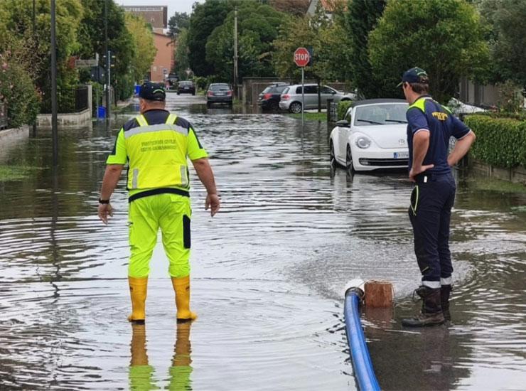 Le immagini del nubifragio a Bibione - Piemontetopnews.it