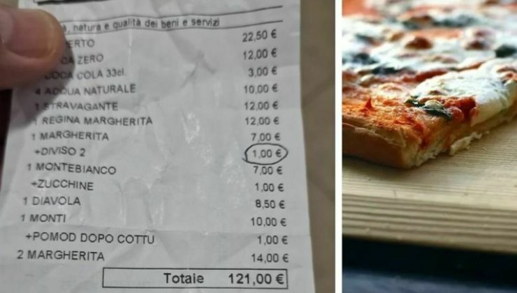 Lo scontrino incriminato (web) - Piemontetopnews.it