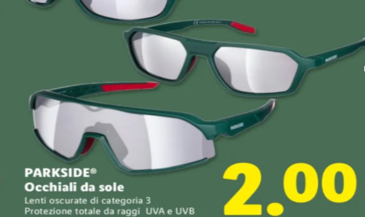 Occhiali Parkside (Lidl) - Piemontetopnews.it