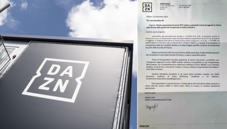 Dazn e il documento ufficiale (web) - Piemontetopnews.it