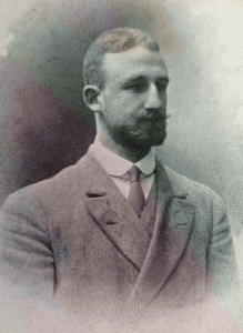 Il giocatore del Genoa Luigi Ferraris nel 1911