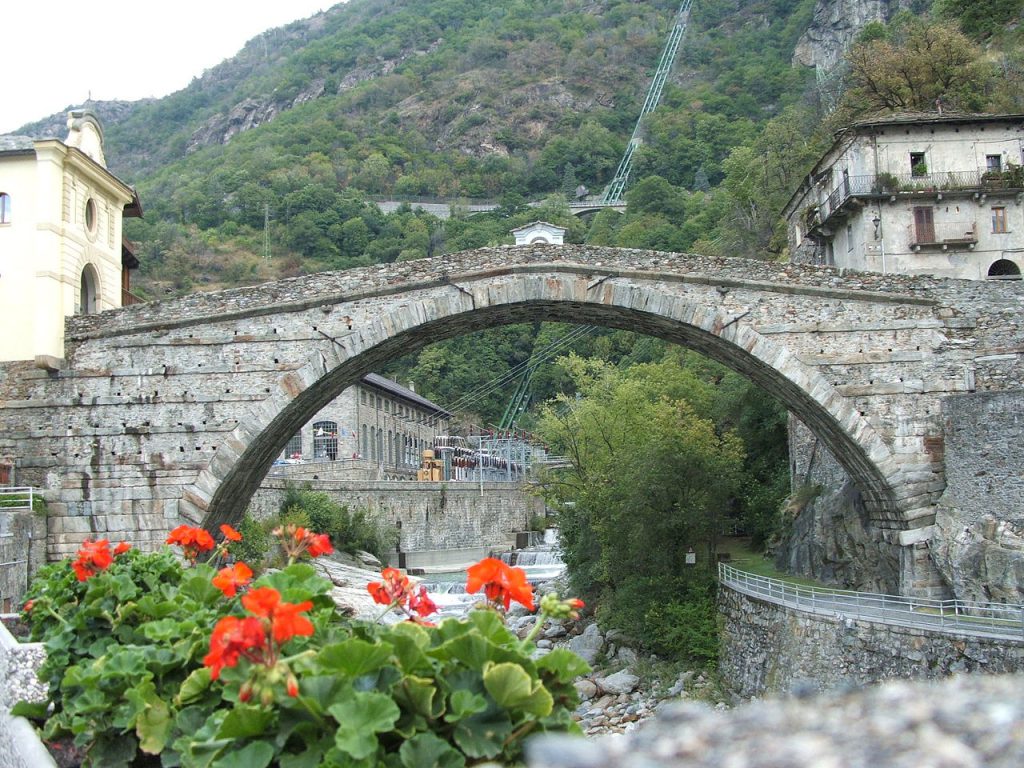 Il ponte romano di Pont Saint Martin