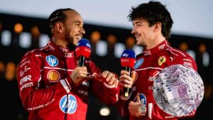 Lewis Hamilton e Charles Leclerc - Piemontetopnews.it