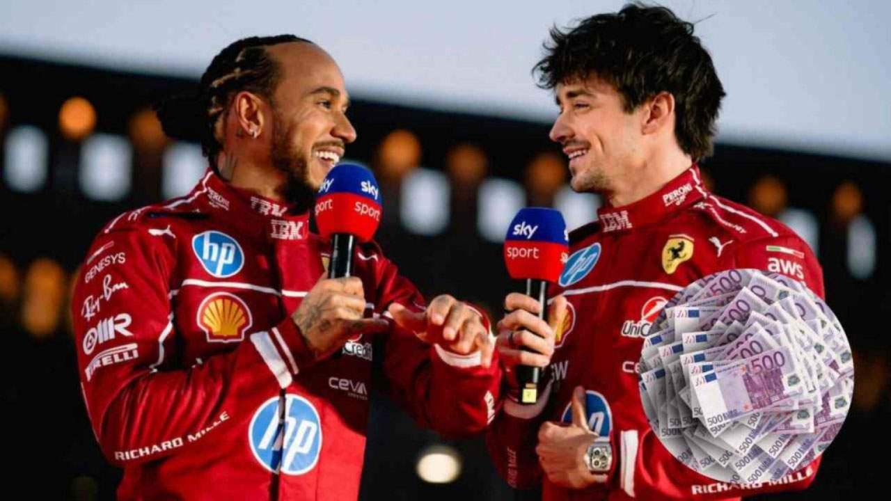 Lewis Hamilton e Charles Leclerc - Piemontetopnews.it