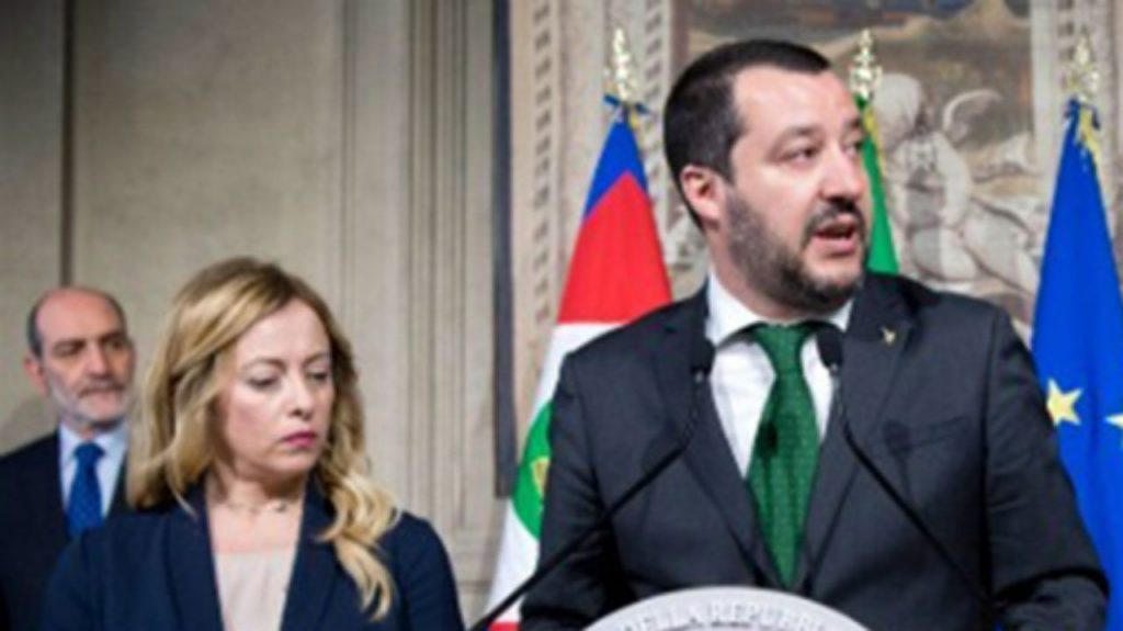 Giorgia Meloni e Matteo Salvini - Piemontetopnews.it