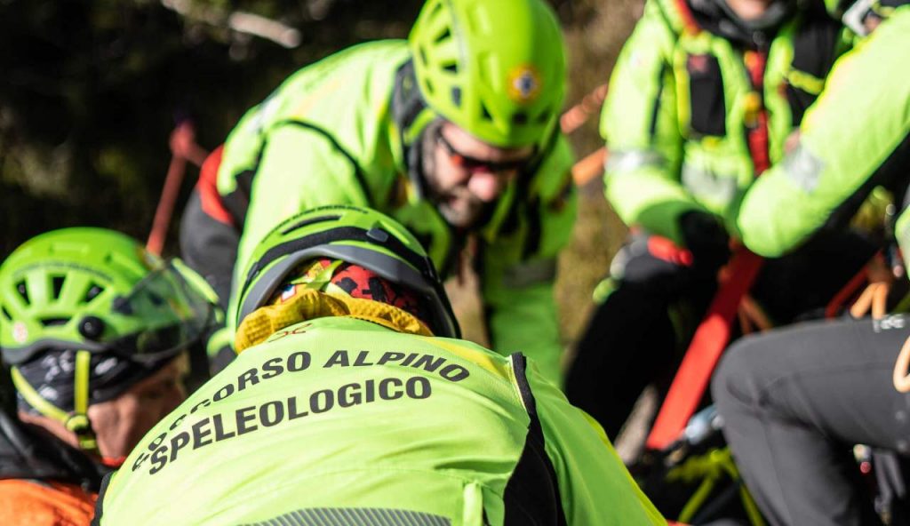 Una donna è stata salvata dal Soccorso Alpino