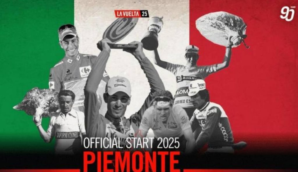La Vuelta è arrivata in Piemonte