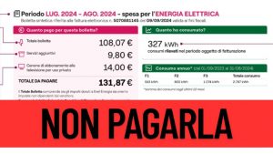bolletta agosto
