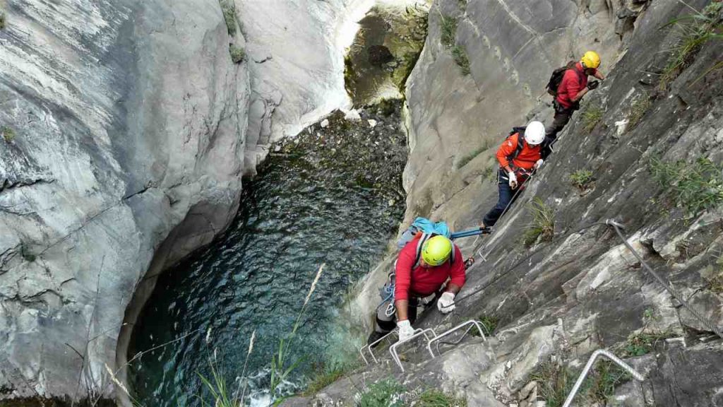 Una ferrata in Piemonte