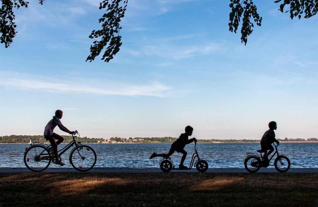 persone in bici