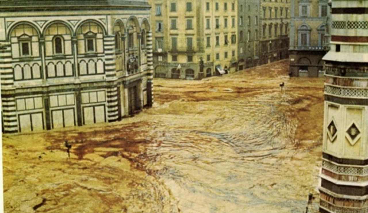 La drammatica alluvione di Firenze